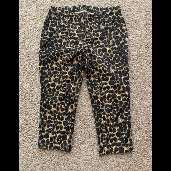 Faded Glory Denim - Capri leopard pants